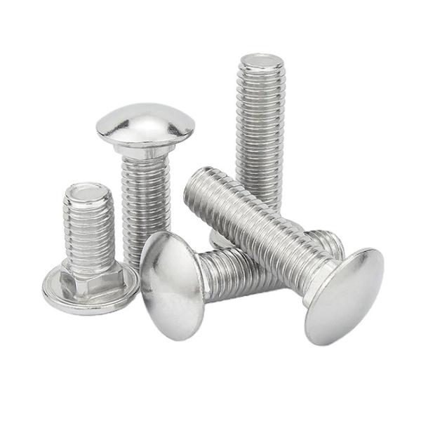 Made in China Factory Wholesale High-Quality Ss Stainless Steel DIN603 Cup Head Square Neck Bolts/Carriage Bolts