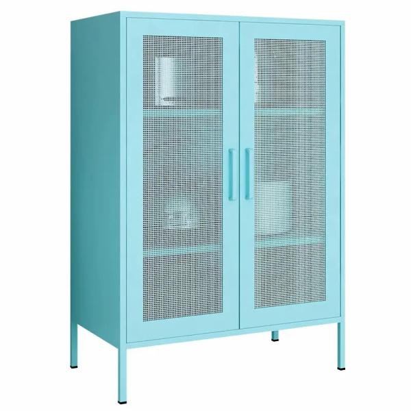 Steel Metal Living Room Dining Room Sideboard Storage Cabinet Modern