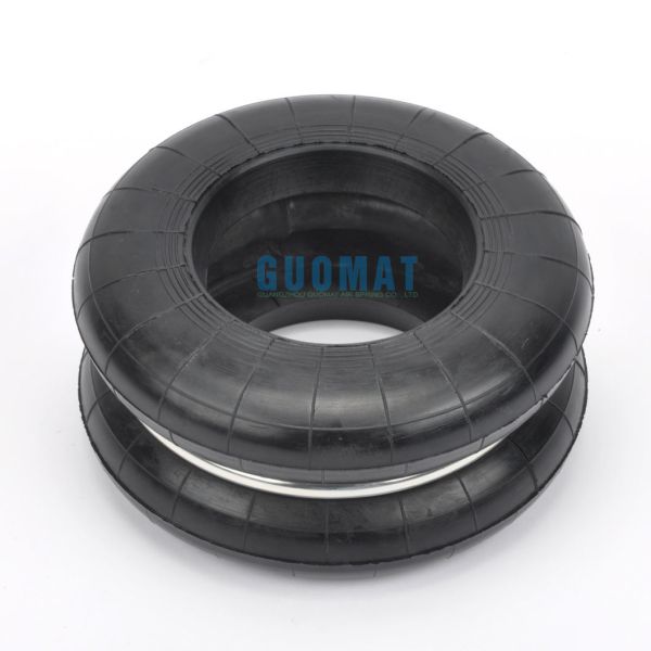 S200-2 Double Convolutedd Air Suspension Spring Samll Rubber Shock Absorption With  Puncing Machine