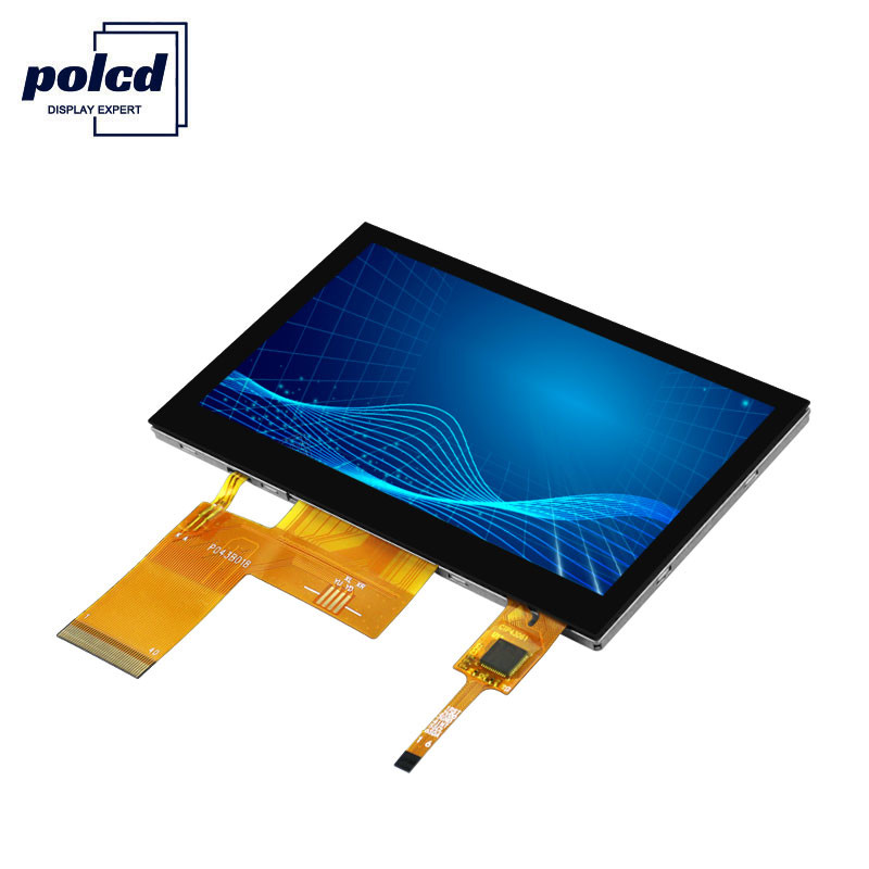 Polcd 40 Pin 4,3-дюймовый ЖК-экран ST7262E43 TFT емкостный сенсорный экран