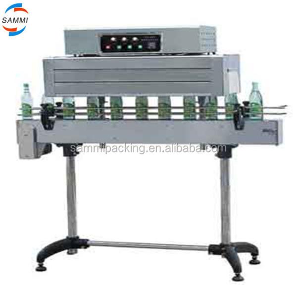 Semi Automatic Bottle Cap Plastic Film Shrink Wrap Machine