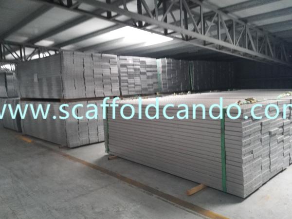 Factory specialized in Q235 galvanized scaffolding steel plank, metal board 4000mm,3000mm,2000mm,1500mm,1000mmL for sale