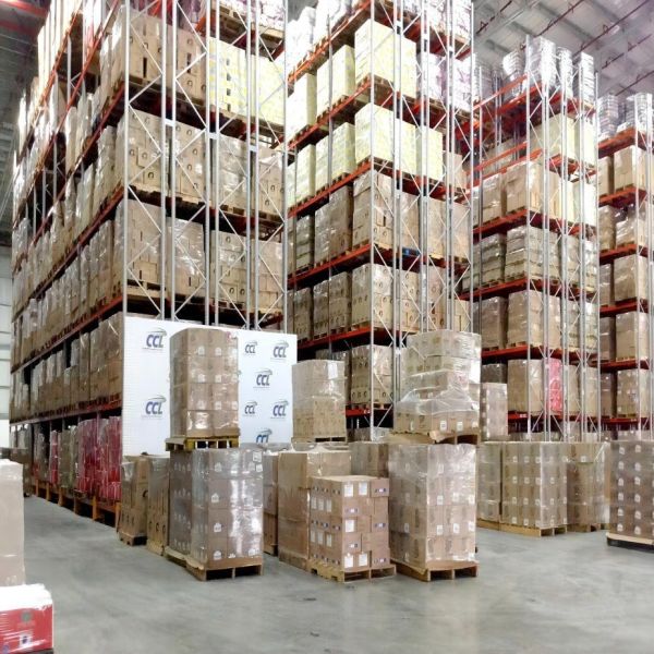 Customized Q235 Double Deep Pallet Racking , Heavy Duty Pallet Racks