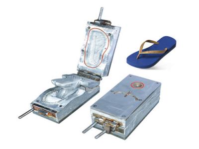 One Pair Flip Flop Mold Strap And Sole Injection Moulding Machine Aluminum Steel