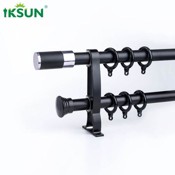 Factory Fashion Roman Pole Ceiling Mounted Curtain Rods  System  For Home Or Office