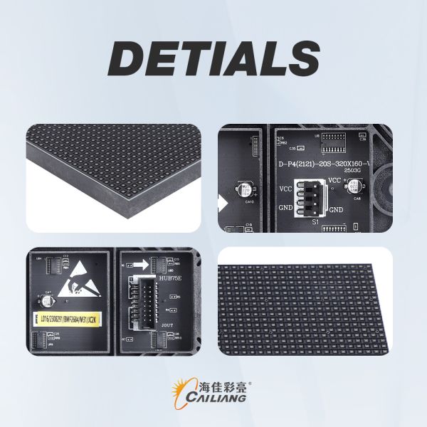 2024 Cailiang D4 RGB Full Color LED Advertising Panels with and Long Lifespan ≥10000h