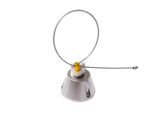 EAS Security 58KHz Milk Can Bottle Hard Tag With Stainless Steel Lanyard