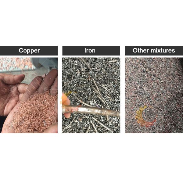 20000KG Веселый металлолом Промышленность Ac Электрический медный мотор Статор Линия завода по переработке