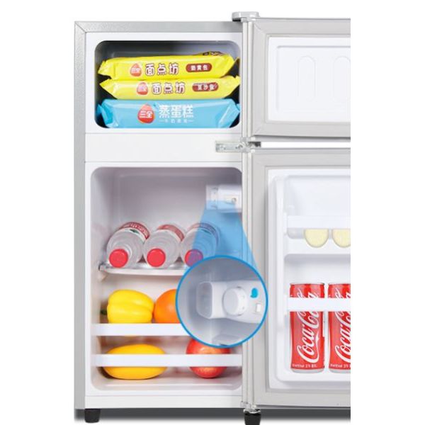 Double Door 220V Household Mini Fridges Sound Proof
