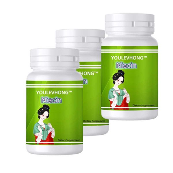 Niacin / Vitamin B3 Herbal Supplements 100 Tablets for Nervous System Cellular Energy Production