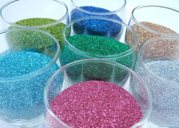 Multi Color DIY Crafts Decoration Extra Fine Glitter Powder For Sand Paper