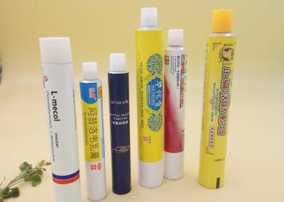 Pharmaceutical Cream Collapsible Aluminium Tubes , ISO CFDA Empty Cream Tubes