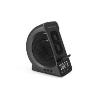 Com alto-falante Bluetooth carregador sem fio com relógio e carregador rápido