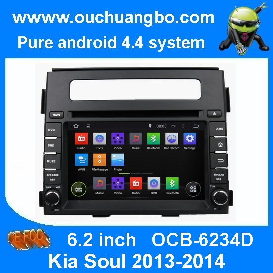 Ouchuangbo Auto GPS Navigation Stereo Radio for Kia Soul 2013-2014 DVD Radio 3G Wifi Video Android 4.4 System OCB-6234D