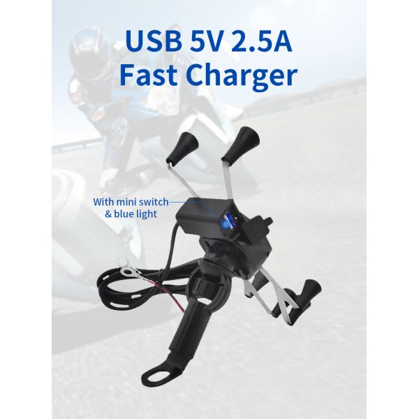 3.5in X Claw Motorcycle Phone Mount