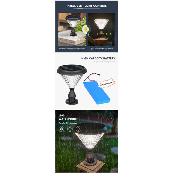 свет штендера СИД 4.5W солнечный для украшения сада двора дворов