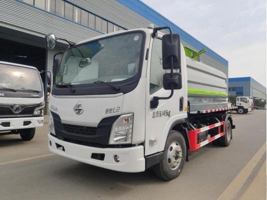6.5CBM Rear Loader Garbage Compactor Truck Euro 3 4 5 6 Emission Standard Advanced Technology