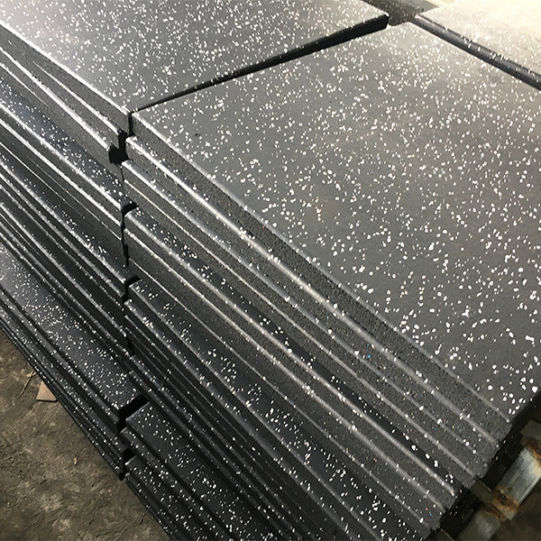 Durable 20mm 25mm Floor Protector Mat Easy Clean Gym Rubber Tiles