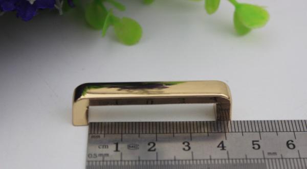 Handbag accessory hanging brush anti brass color zinc alloy 38 mm metal arch bridge for sales