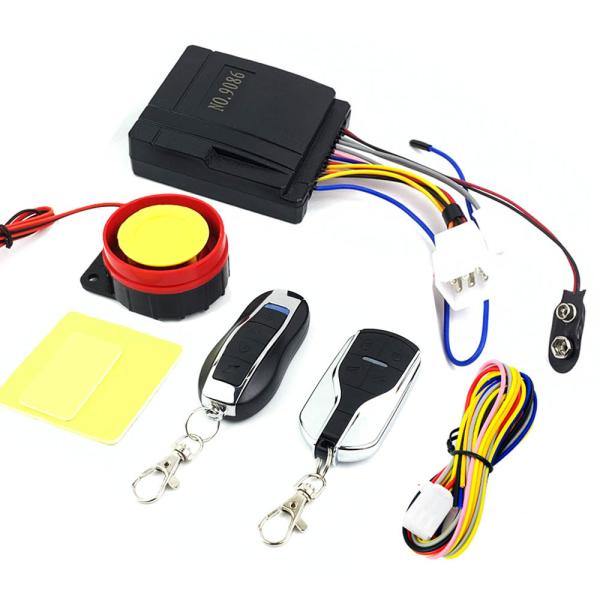 315MHz 125db Talking Motorcycle Alarm System Horn Anti Line Cut