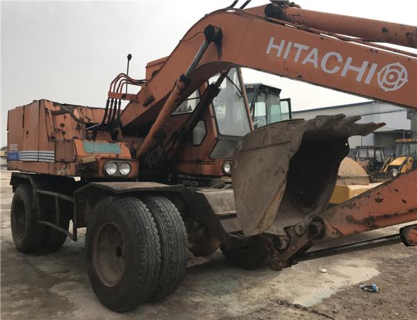 japan original used hitachi ex120wd-1 wheel excavator/ex120wd-1 hitachi wheel excavator for sale