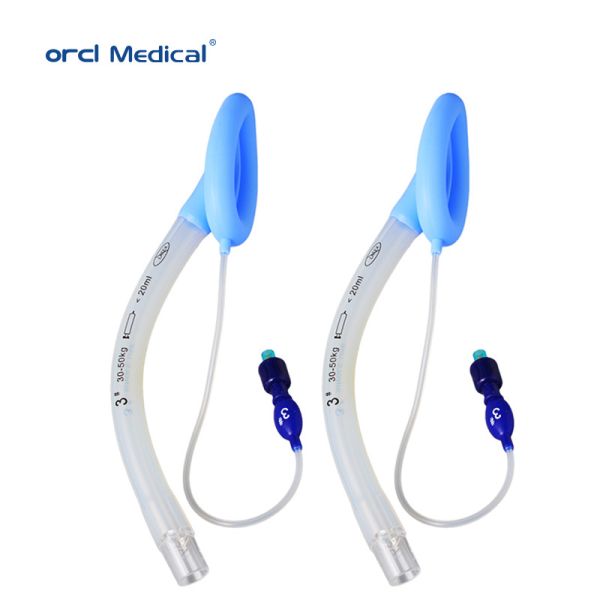 Поставщик медицинских силиконовых ларингеальных масок для интубации, ларингеальная дыхательная трубка, одноразовая ларингеальная маска для дыхательных путей