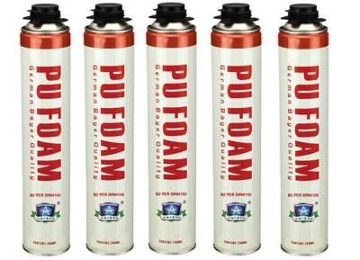 Professional B2 Fire Resistant  PU Foam Spray / Polyurethane Foam 750ml
