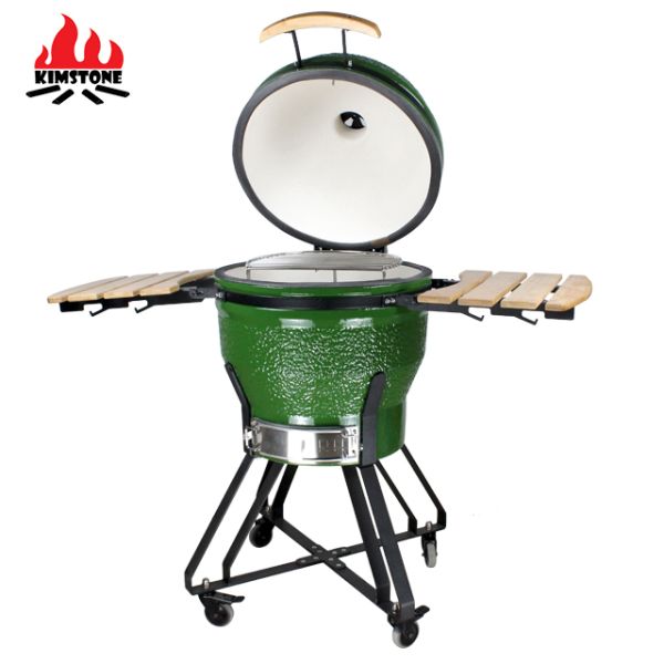 New Style KIMSTONE Kamado Grill Kimstone BBQ Grill 22inch Smoker Grill China Ceramic