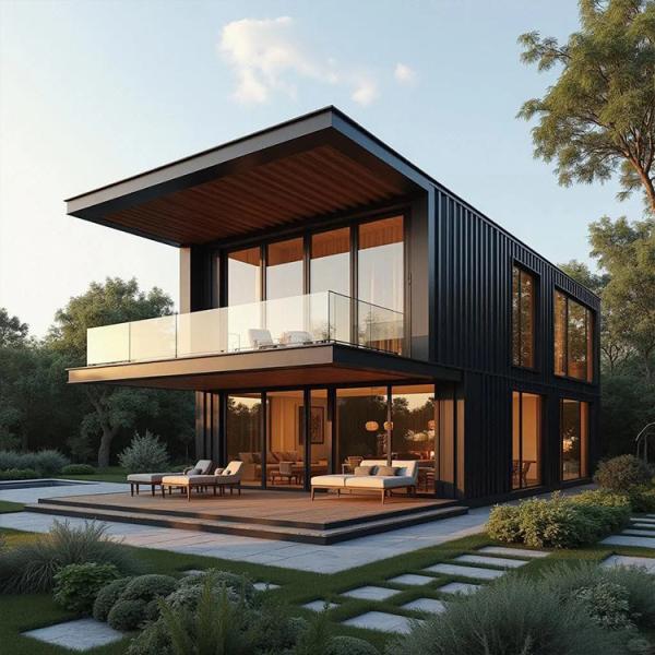 Welding And Splicing Integrated Style Expandable Container House Red Steel Door