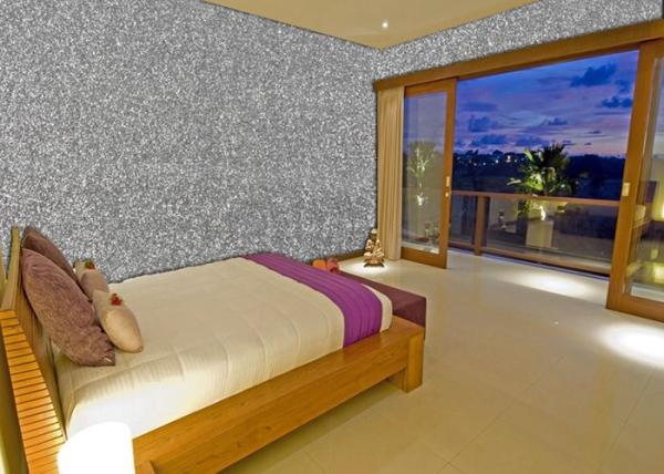 Pu Fine Glitter Fabric Bedroom Glitter Wallpaper For Walls 54 Width