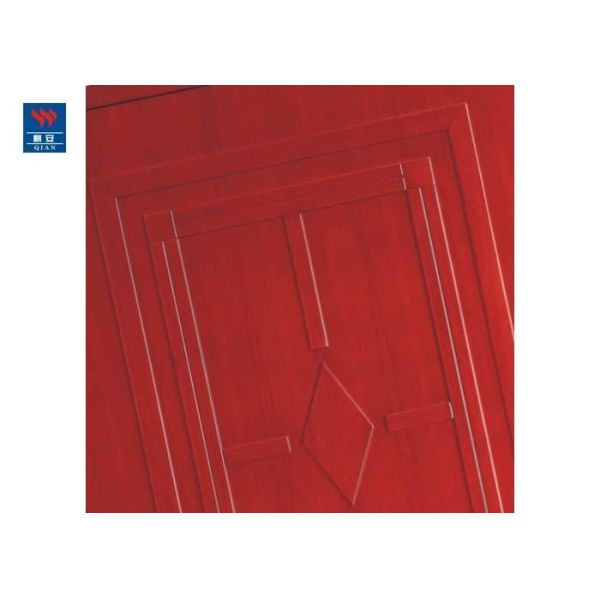 Interior Fireproof Solid Wood Door Single carved Fire Rated Wood Door Fire Door