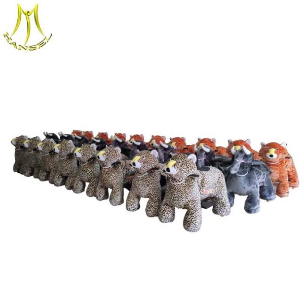 Hansel indoor and outdoor plush animales mountables ride on plush toy elephant walking