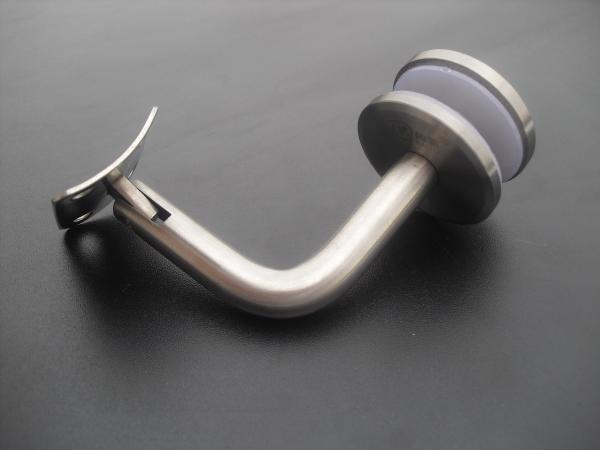 Handrail bracket glass to rail connector RS313, material stainless steel 304, finishing satin or mirror