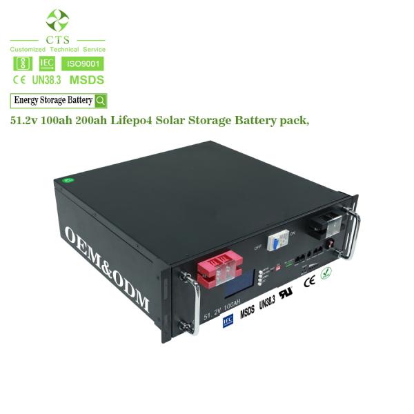 48V 280Ah Solar Energy Storage Batteries for Office Home Backup Power OEM/ODM Acceptable and Long Cycle Life 6000 Times
