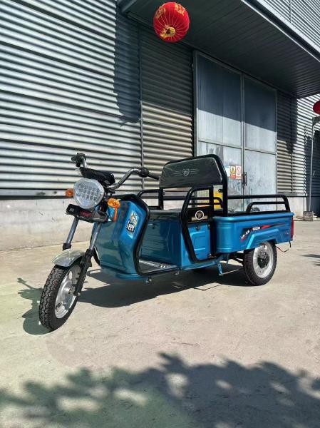 2024 Triciclo de carga de 3 rodas de alta velocidade Triciclo de carga com 60 V/72 V Tipo de condução elétrica