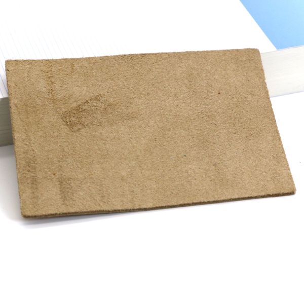 Molding Hot Press Brown Leather Patches For Hat jeans Clothes