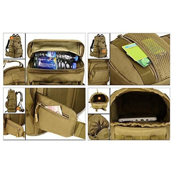 Sport Outdoor Tactical Gear Backpack Molle Assault Pack With 75L