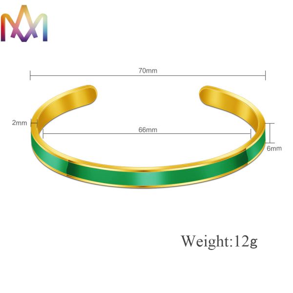 OEM ODM Engraved Cuff Bracelet