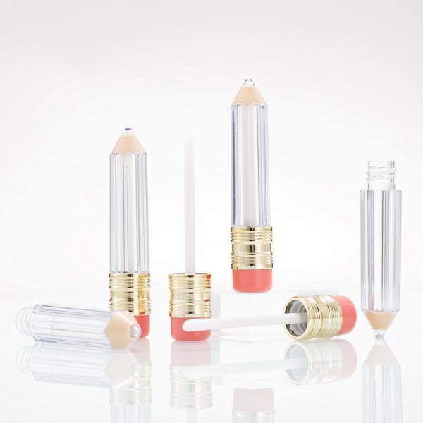 Cute Pencil Shaped 5ml 	Empty Lipstick Tubes Diy With Brush Wands