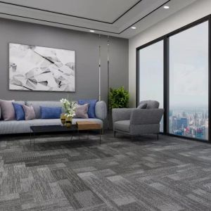 50x50cm Squares Carpet Tiles Luxury 100% Nylon Material for Office Rectangle Shape