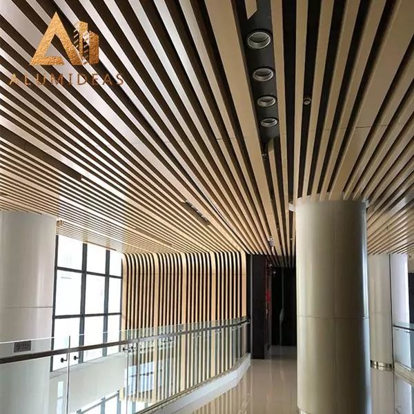 Aluminum battens ceiling