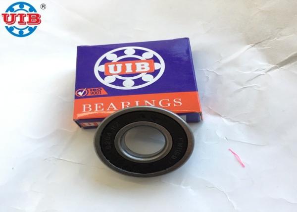 6205 2RS Greased Precision Ball Bearing , High Speed Deep Groove Ball Bearing