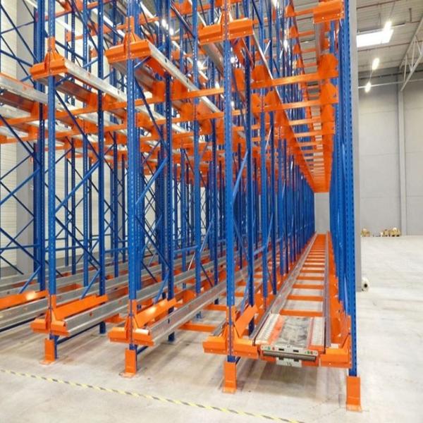 Automated 2 Way 4 Way Radio Shuttle Racking System Heavy Duty Pallet Racking System For Cold Room