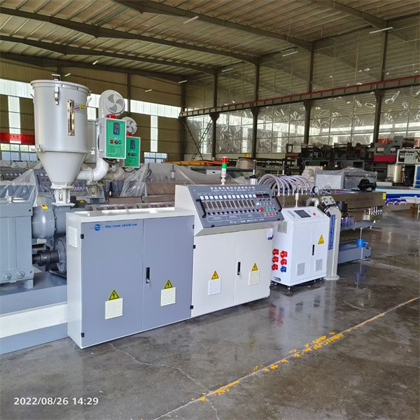HDPE PP гофрированная канализационная линия, одношрубная пластиковая экструдерная машина