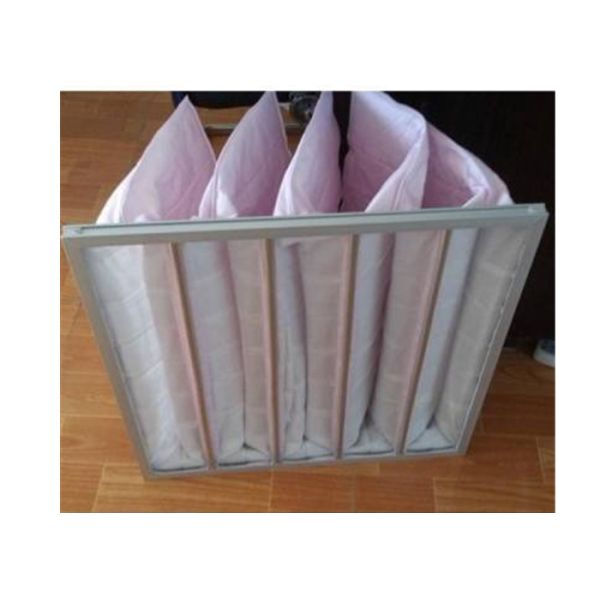 Customize Bag Air Filter Aluminum Alloy Frame Humidity Tolerance F9 Efficiency