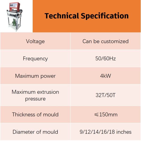 Rubber Mold Press Machine for Metal Accessories Silicone Mold Making Machine for Spin Casting