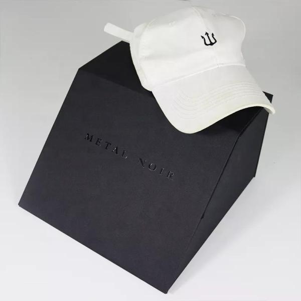 Ladder Shaped Baseball Cap Packaging Box Custom Printing
