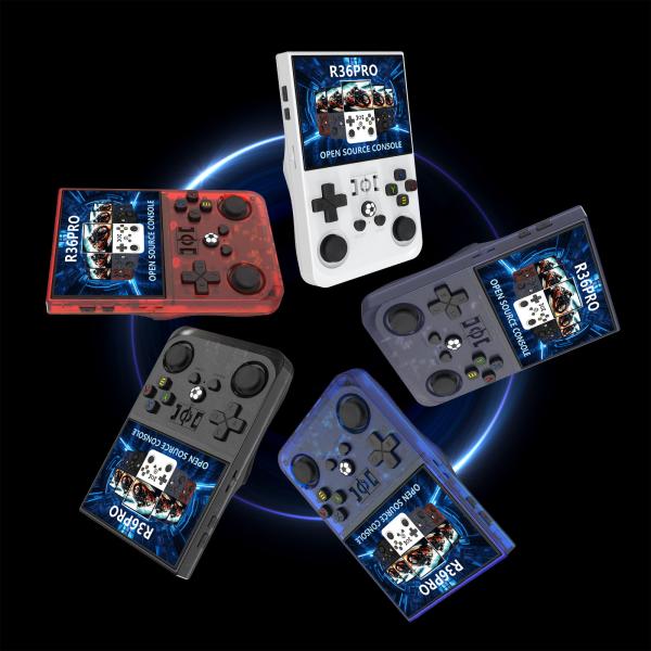 Open Source R36 PRO Retro Handheld Video Game Console Linux System 3.5 Inch IPS Screen Portable Game Console