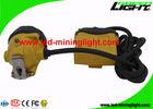 25000lux High Lightness LED Mining Headlamp  Li - Ion Battery With Long Life Time