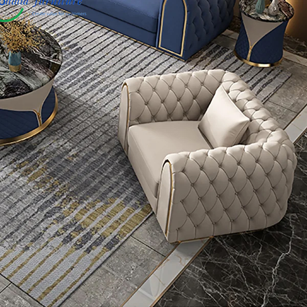 Good Quality Home Living Room Modern Luxury New Designs Furniture Sofa Set Materials Fabric